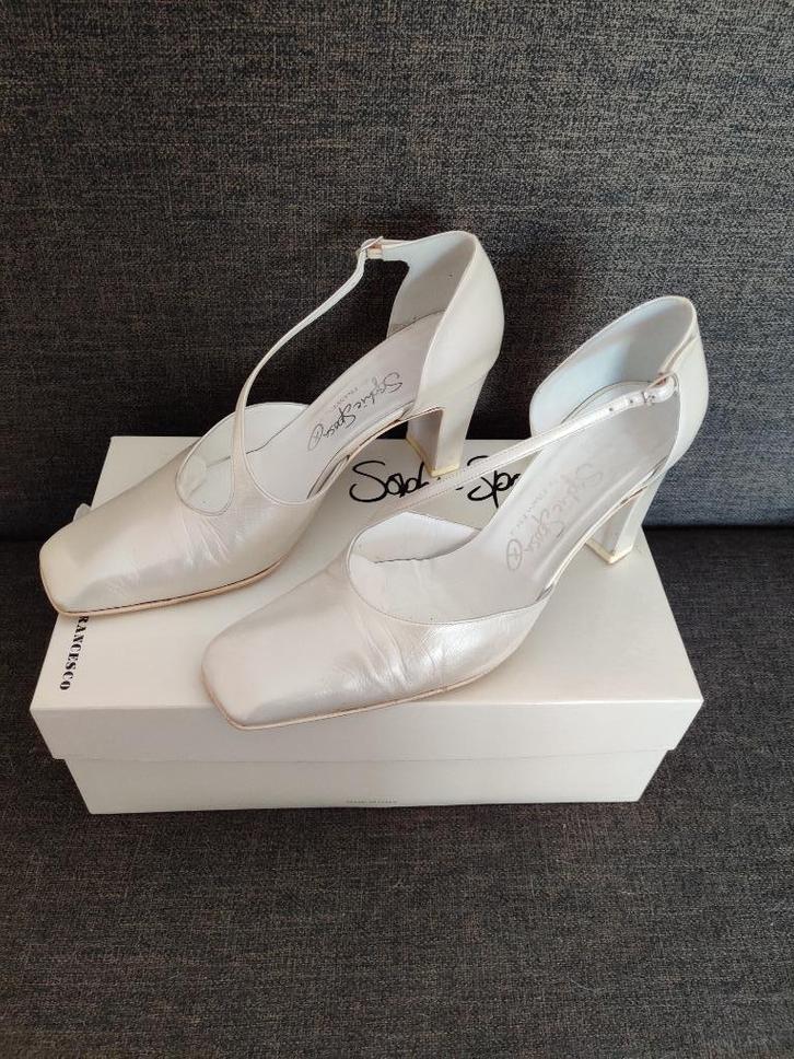 Bruidsschoenen Sophie Sposa maat 36, Kleding | Dames, Trouwkleding en Trouwaccessoires, Zo goed als nieuw, Schoenen, Overige kleuren