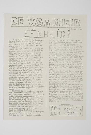 Februari 1942 - De Waarheid | Heruitgave beschikbaar voor biedingen