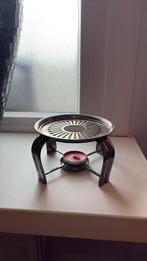 Zilveren rechaud voor theepot, Antiek en Kunst, Ophalen of Verzenden, Zilver