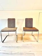 2 Vintage Design stoelen van Walter Antonis, Huis en Inrichting, Stoelen, Ophalen, Zo goed als nieuw, Wit, Eén