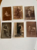 6 oude fotokaarten., Verzamelen, Foto's en Prenten, Ophalen of Verzenden, Voor 1940, Gebruikt