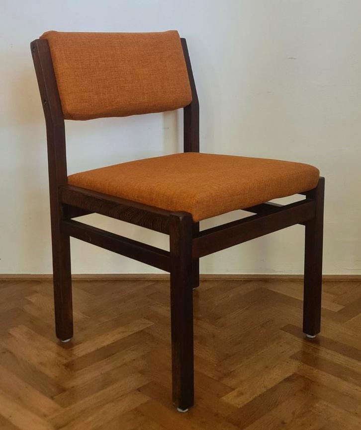 3 vintage, design stoelen SA07 Pastoe. Cees Braakman, Huis en Inrichting, Stoelen, Drie, Hout, Stof, Ophalen