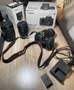 Canon EOS 250D + 3 lenzen (zo goed als nieuw), Audio, Tv en Foto, Fotocamera's Digitaal, Spiegelreflex, Canon, Ophalen of Verzenden