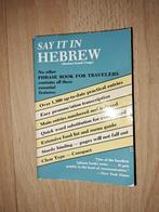 Say it in Hebrew  Engels talig, Ophalen of Verzenden