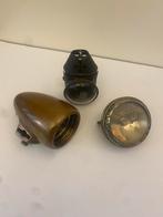 3 diverse antieke fietslampen ( vanaf 1890 ), Antiek en Kunst, Ophalen of Verzenden