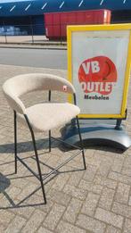 ⚠️LET OP⚠️Eleonora Barkruk Luka Boucle stof Taupe, Huis en Inrichting, Barkrukken, Ophalen, 5 krukken of meer, Met voetsteun, 60 tot 90 cm