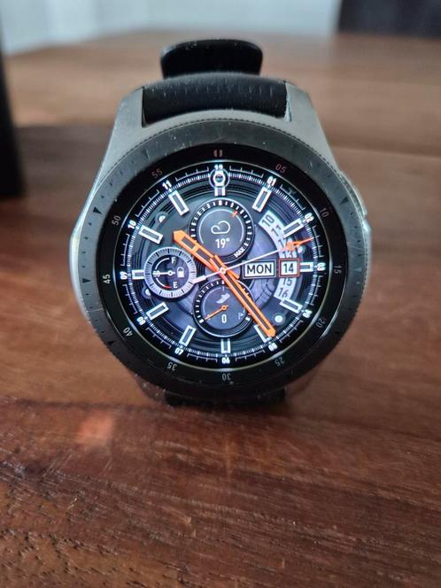 Samsung Galaxy Watch, Sieraden, Tassen en Uiterlijk, Sporthorloges, Gebruikt, Android, Zwart, Ophalen of Verzenden