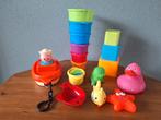 Badspeeltjes baby en Fisher Price bootje + poppetje, Ophalen of Verzenden, Zo goed als nieuw