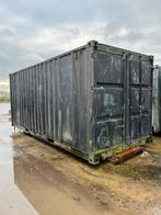 20ft container met slede, Ophalen