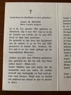 Zr Kuijpers 1902 Abbebeek 1982 Arnhem, Ophalen of Verzenden, Bidprentje