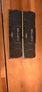 Ballistix 16GB DDR4 RAM, Computers en Software, RAM geheugen, Gebruikt, Server, DDR4, 8 GB