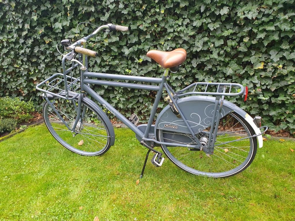 Herenfiets Nostalgia, Fietsen en Brommers, Fietsen | Heren | Herenfietsen, Ophalen, Gebruikt, Overige merken, Versnellingen