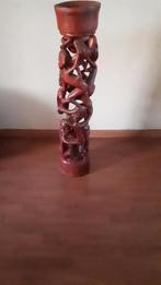 Boomstam uitgesneden kunst, Antiek en Kunst, Kunst | Beelden en Houtsnijwerken, Ophalen of Verzenden