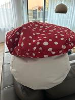 Mooie efteling paddenstoel poef kussen - weinig gebruikt, Ophalen of Verzenden, Zo goed als nieuw, Rood, Rond
