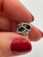 Z875 Pandora bolletjes diamant bedel met 14K, Pandora, Ophalen of Verzenden, X, Zilver