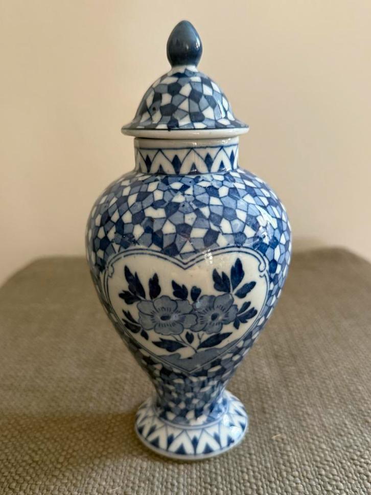 Drie Delfts Blauwe Vazen, Antiek en Kunst, Antiek | Vazen, Ophalen