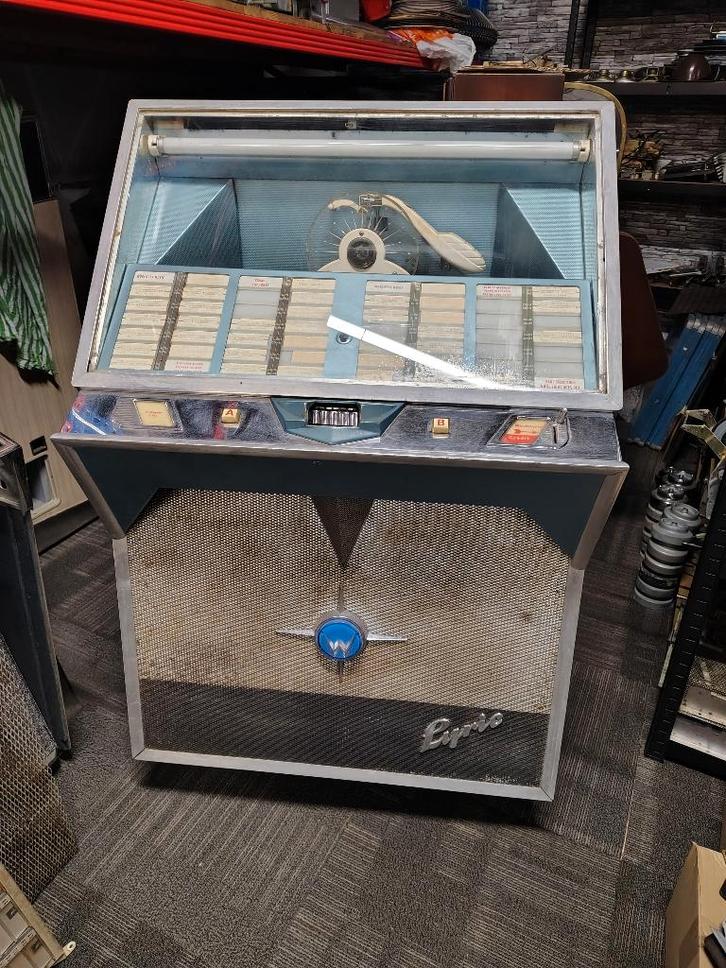 Wurlitzer Lyric E/ Kieswiel (1963) jukebox /opknapper !!, Verzamelen, Automaten | Jukeboxen, Seeburg, 1950 tot 1960, Ophalen
