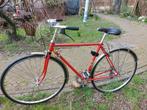 Prachtige rode superlichte retro/vintage sportfiets, Versnellingen, Overige merken, Gebruikt, 53 tot 57 cm