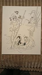 Originele getekende cover van Disneyland, Ophalen of Verzenden, Mickey Mouse, Zo goed als nieuw