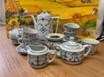 Blau Saks servies, koffiepot, 6 x kop en schotel, stoofje, Huis en Inrichting, Keuken | Servies, Gebruikt, Ophalen of Verzenden