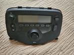 Orginele radio,C1,108,Aygo bj 2014 t/m 2022., Auto diversen, Autoradio's, Ophalen of Verzenden, Zo goed als nieuw