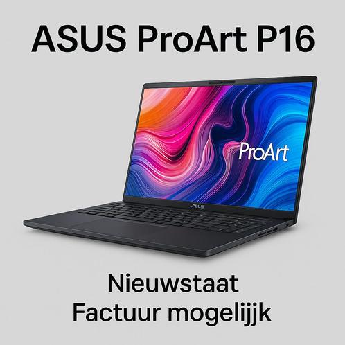 ASUS ProArt P16 – Ryzen 9 – 32GB – 1TB SSD – 890M, Computers en Software, Windows Laptops, Zo goed als nieuw, SSD, 4 Ghz of meer