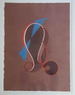 +C Domela Nieuwenhuis(1900)Zeefdruk "Abstracte Comp" Ges Gen, Antiek en Kunst, Ophalen of Verzenden