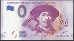 0 Euro Souvenir Biljet Rembrandt van Rijn 2019, Ophalen of Verzenden, Overige landen, Los biljet