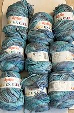 900 gr Katia Arc en Ciel, multicolor zomergaren, aquakleuren, Ophalen of Verzenden, Nieuw, Breien of Haken, Wol of Garen