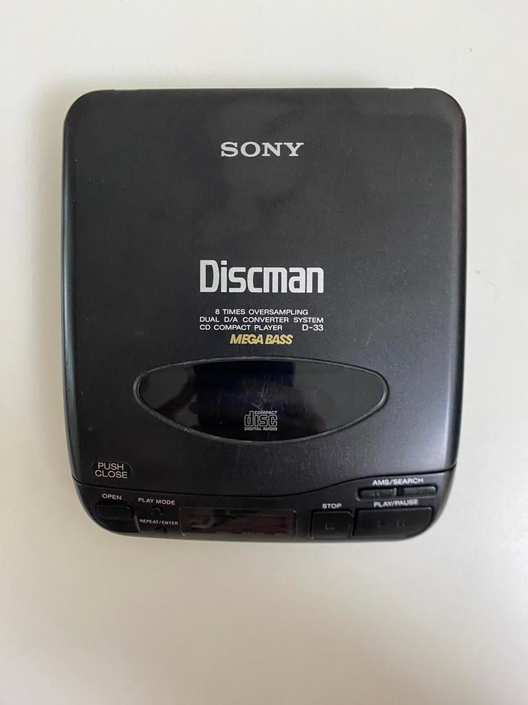 Sony Discman D-33, Audio, Tv en Foto, Walkmans, Discmans en Minidiscspelers, Ophalen of Verzenden, Discman