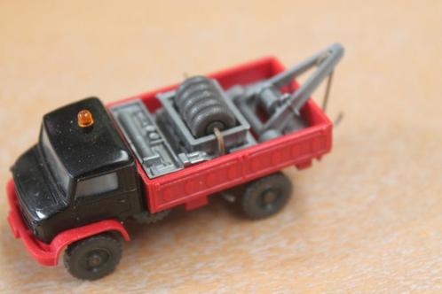 Wiking Unimog U 404 S Werkstattwagen, Hobby en Vrije tijd, Modelauto's | 1:87, Gebruikt, Bus of Vrachtwagen, Wiking, Ophalen of Verzenden