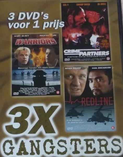 Crime Partners DVD Box 3 Films Action B-Movie PAL, Alle leeftijden, Verzenden, Zo goed als nieuw
