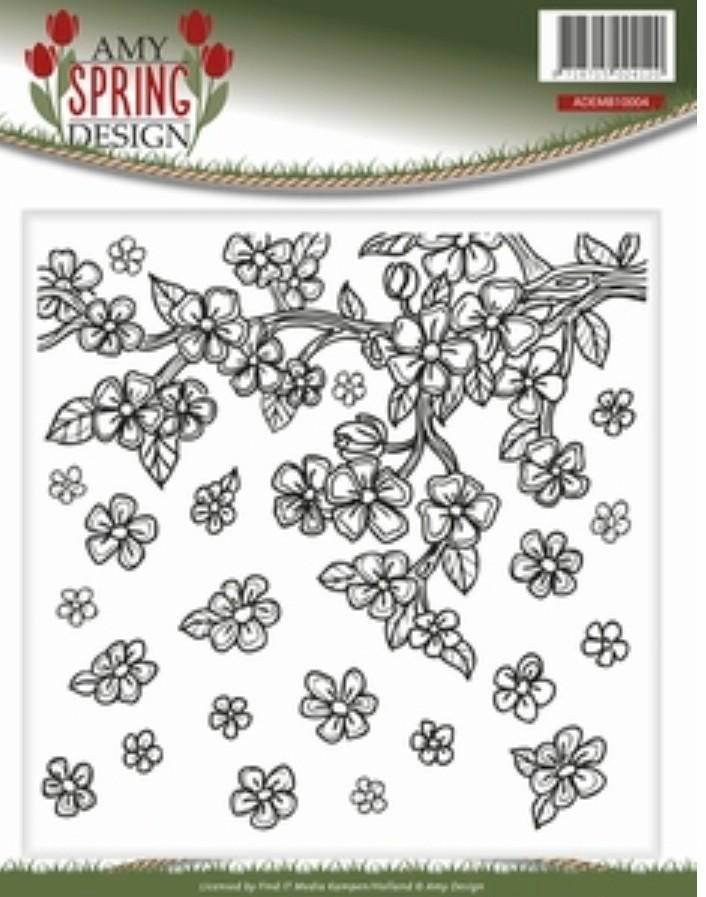 Amy Design Embossing Folder - Spring ADEMB10004, Hobby en Vrije tijd, Kaarten | Zelf maken, Nieuw, Overige typen, Overige thema's