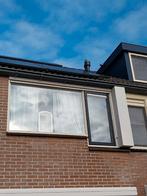 Mooie electrische screen, Ophalen, Gebruikt, 100 tot 150 cm, Crème of Beige