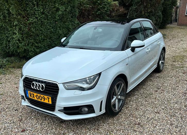 Audi A1 1.4  S-line 2014 Wit, Auto's, Audi, Particulier, A1, ABS, Airbags, Airconditioning, Alarm, Bluetooth, Boordcomputer, Centrale vergrendeling