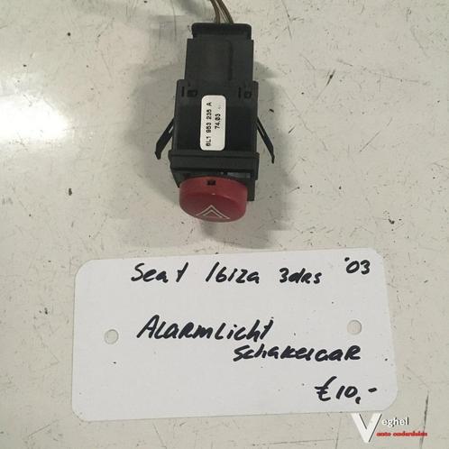 Seat Ibiza 1.4 16v  3drs 2003  Alarmlichtschakelaar 6L1 953, Auto-onderdelen, Dashboard en Schakelaars, Gebruikt, Ophalen of Verzenden