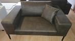 Luxe Leren loveseat grijs - Passe Partout showroommodel, Ophalen, 150 tot 200 cm, Rechte bank, Nieuw