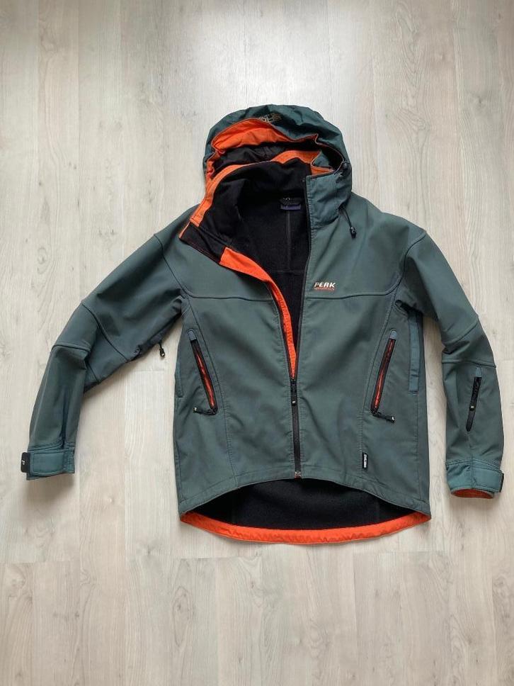Peak Performance softshell jas, Kleding | Heren, Jassen | Winter, Gedragen, Maat 48/50 (M), Grijs, Ophalen of Verzenden