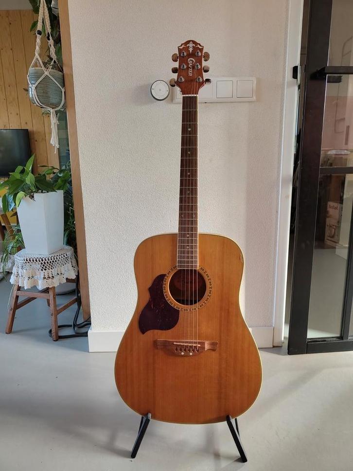 Crafter akoestische gitaar stalen snaar linskhandig, Muziek en Instrumenten, Snaarinstrumenten | Gitaren | Akoestisch, Gebruikt