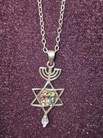 Zilveren Ketting met Hanger & Echte Steen, Ophalen of Verzenden, Zo goed als nieuw, Met edelsteen, Zilver