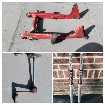 Yamaha fs1 crank trapas fietsen en achterbrug beschikbaar voor biedingen