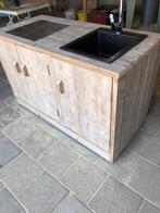 buitenkeuken van gebr steigerhout, Ophalen of Verzenden, Nieuw, Houtskool