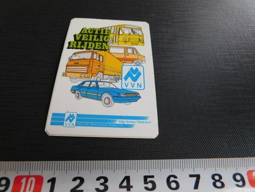 sticker VVN actie veilig rijden  Veilig Verkeer Nederland *, Verzamelen, Stickers, Zo goed als nieuw, Bedrijf of Vereniging, Ophalen