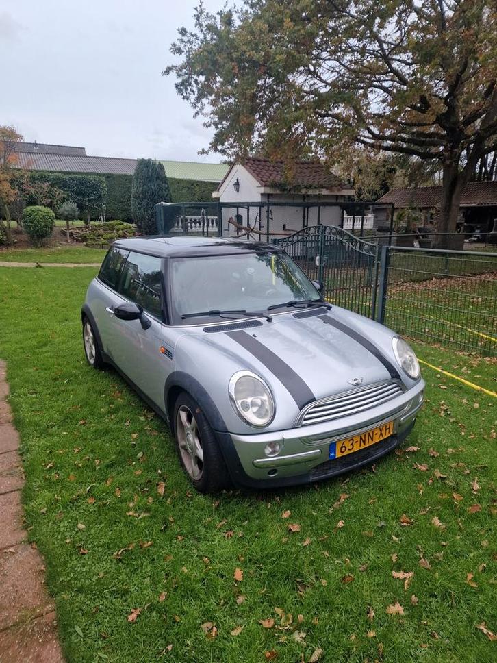 Mini 1.6 16V Cooper 2004 Grijs, Auto's, Mini, Bedrijf, Cooper, Benzine, D, Hatchback, Handgeschakeld, Origineel Nederlands, Zilver of Grijs
