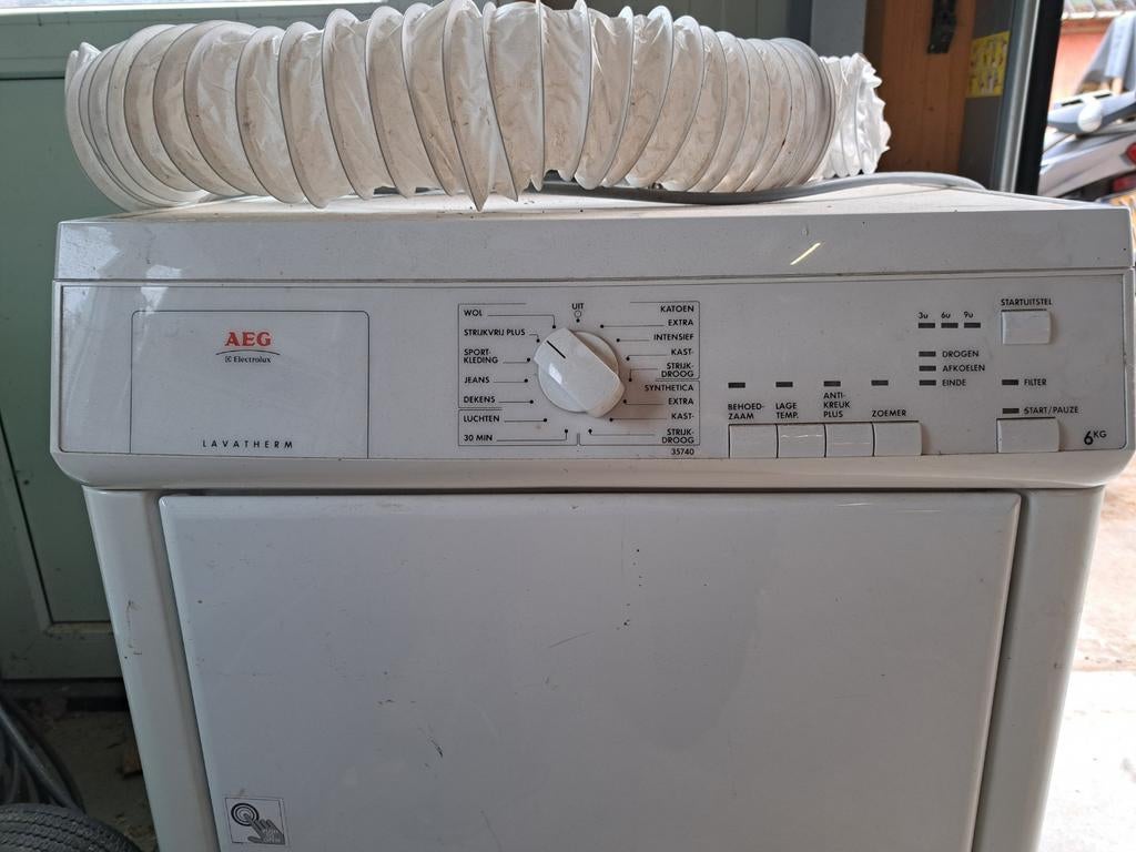 AEG Droger 6 kg - Goed Onderhouden, Witgoed en Apparatuur, Ophalen, Gebruikt, Luchtafvoer, 4 tot 6 kg