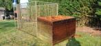 Honden nachthok en  kennel  ( wordt samen verkocht ), Dieren en Toebehoren, Hondenhokken, Ophalen, Gebruikt