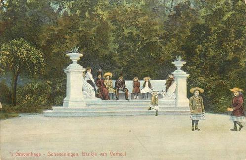 (388-243-027) Den Haag Bankje van Verheul, Verzamelen, Ansichtkaarten | Nederland, Zuid-Holland, Verzenden