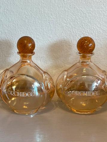 2 x YVES ROCHER ORCHIDÉE VINTAGE 80S PARFUMFLES GEOPEND beschikbaar voor biedingen