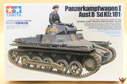 ROWASP |  Tamiya 1/35 Panzerkampfwagen I Ausf B Sd Kfz 101, Hobby en Vrije tijd, Modelbouw | Auto's en Voertuigen, Nieuw, Tank