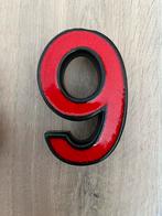Vintage Fat Lava Keramiek Huisnummer 9 of 6, Ophalen of Verzenden, Gebruikt